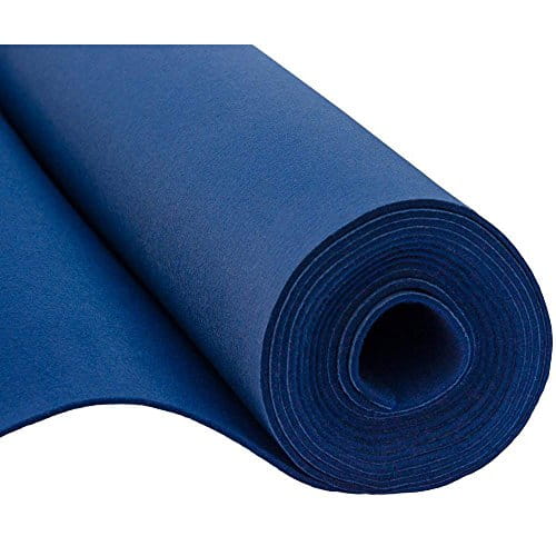 YYCRAFT Weicher Filz-Stoff – 188 Cm Breit, 1,6 Mm Dick, Elfenbeinfarben, 30% Wolle / 70% Viskose